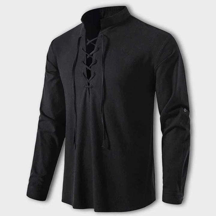 Men's lace-up Shirt