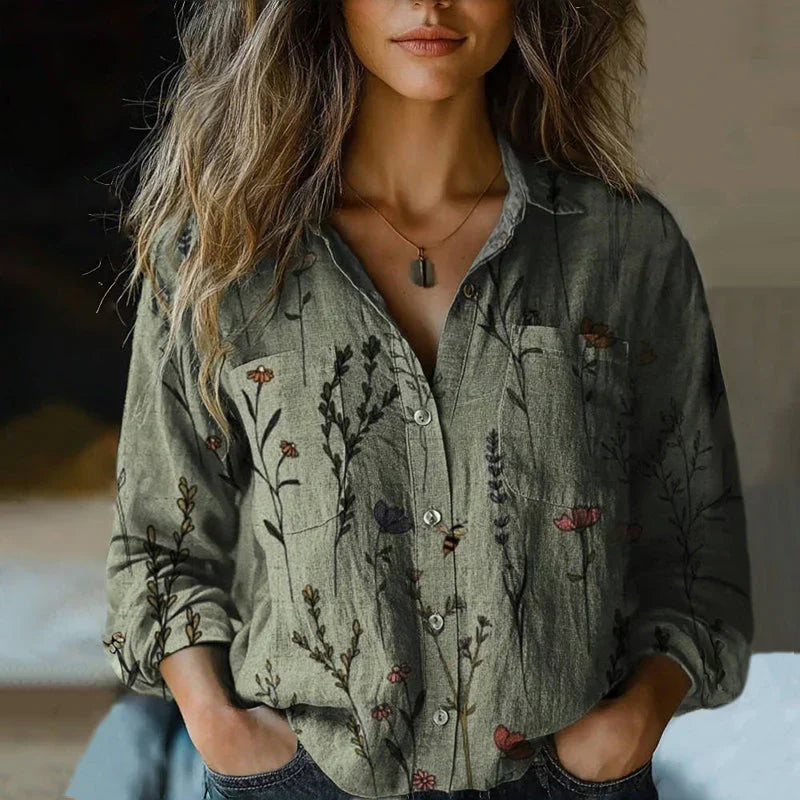 Blouse | Bohemian Pattern, Vintage-Inspired Design 1