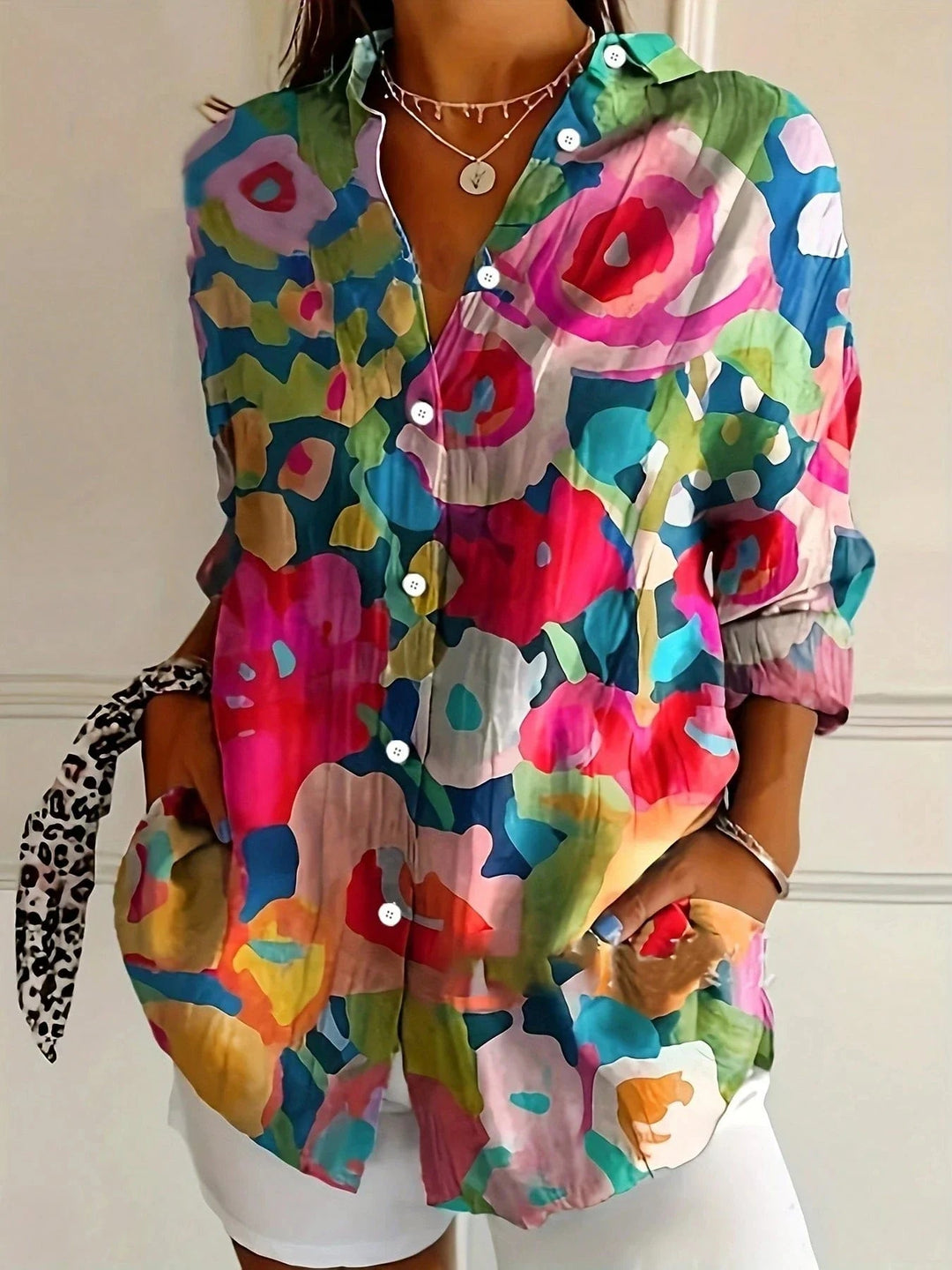 Blouse | Colorful Print, Airy Fit 4