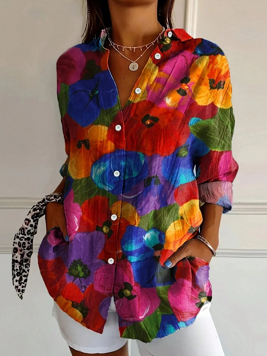 Blouse | Colorful Print, Airy Fit 5