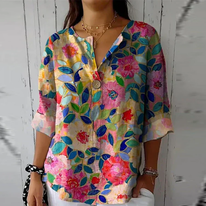 Blouse | Floral Print, Flattering Silhouette 4
