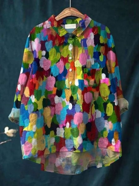 Blouse | Floral Print, Relaxed Fit Summer Top for Women 7