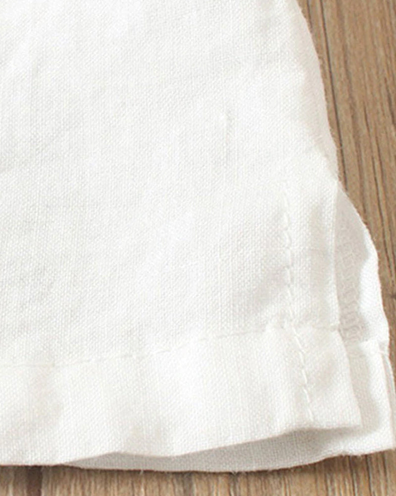 Blouse | Short Sleeves, Round Neckline 6