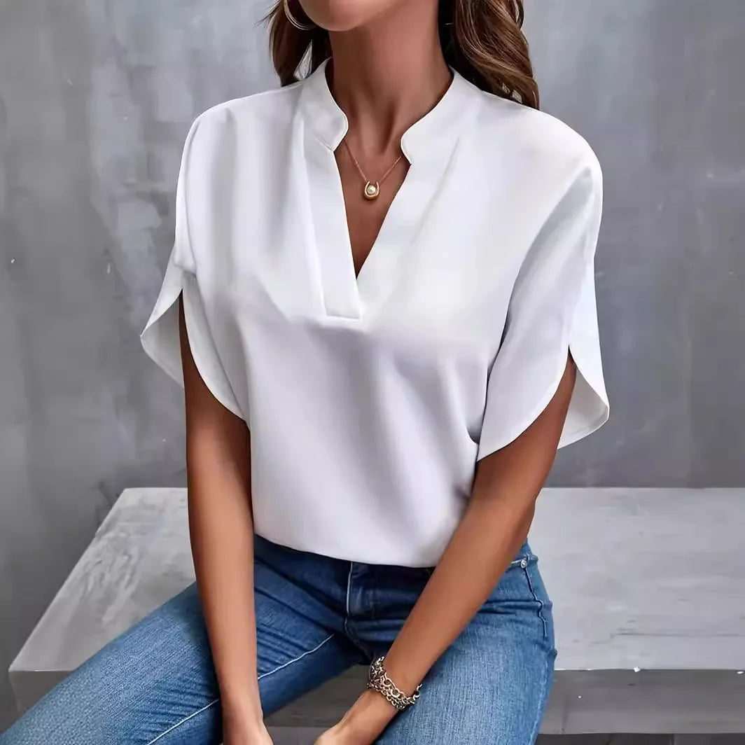 Blouse | Soft Flutter Sleeves, Airy Chiffon 2