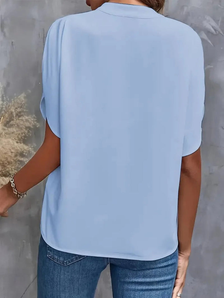 Blouse | Soft Flutter Sleeves, Airy Chiffon 5