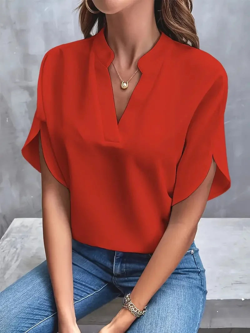 Blouse | Soft Flutter Sleeves, Airy Chiffon 8