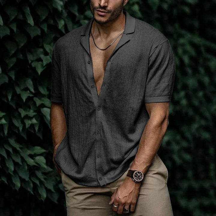Button Shirt | Short Sleeve, Casual Design 12