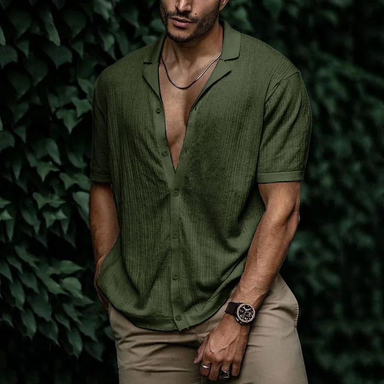 Button Shirt | Short Sleeve, Casual Design 15
