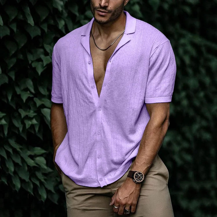 Button Shirt | Short Sleeve, Casual Design 5