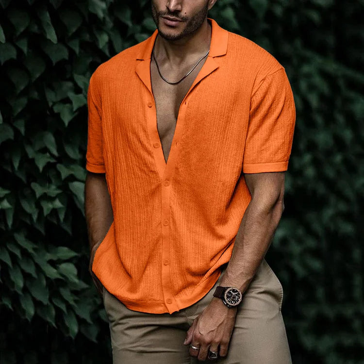 Button Shirt | Short Sleeve, Casual Design 6