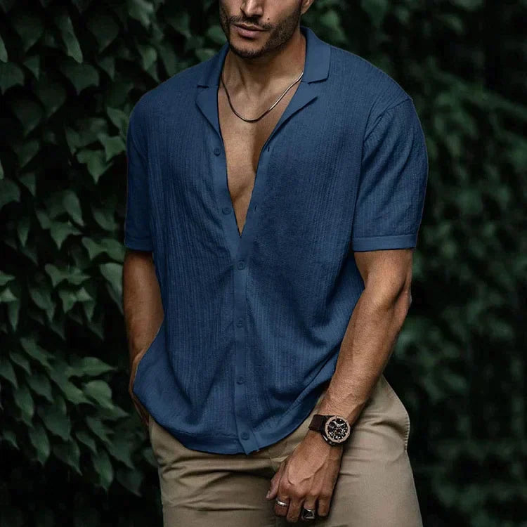 Button Shirt | Short Sleeve, Casual Design 9