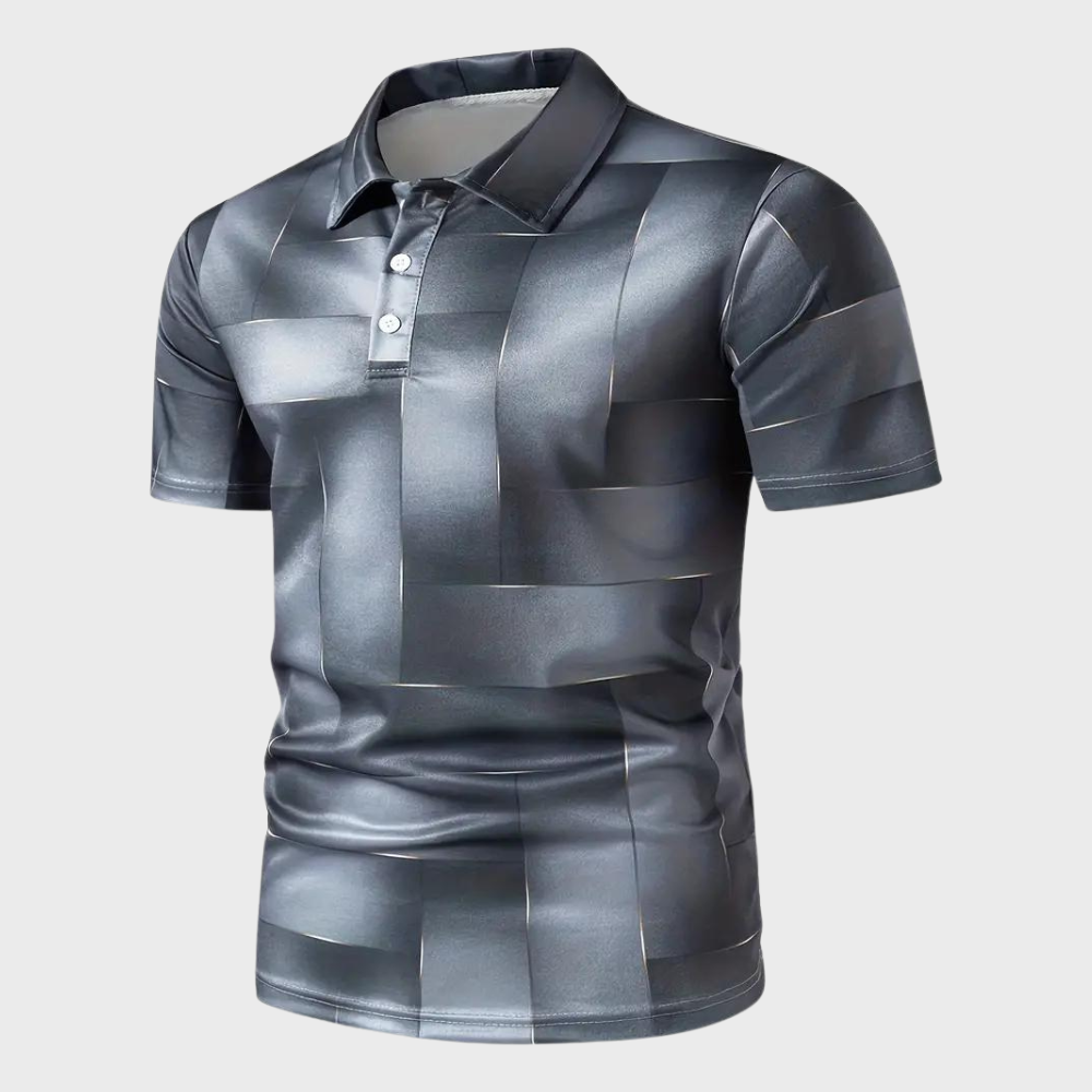 Men's Pattern Polo Shirt