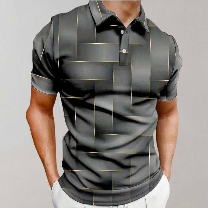 Men's Pattern Polo Shirt