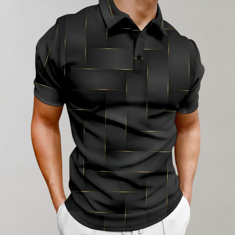 Men's Pattern Polo Shirt