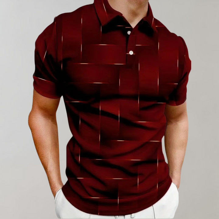 Men's Pattern Polo Shirt
