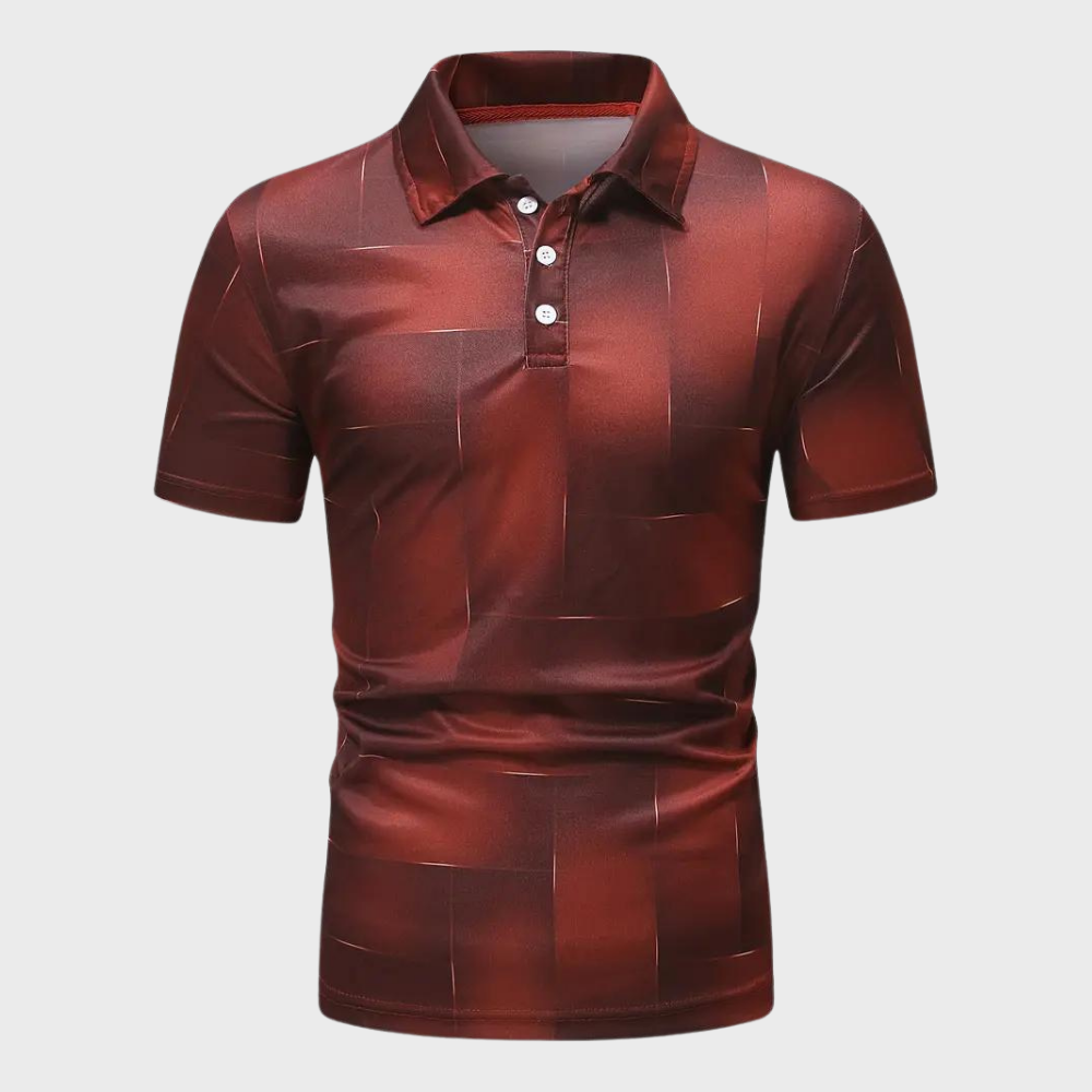 Men's Pattern Polo Shirt