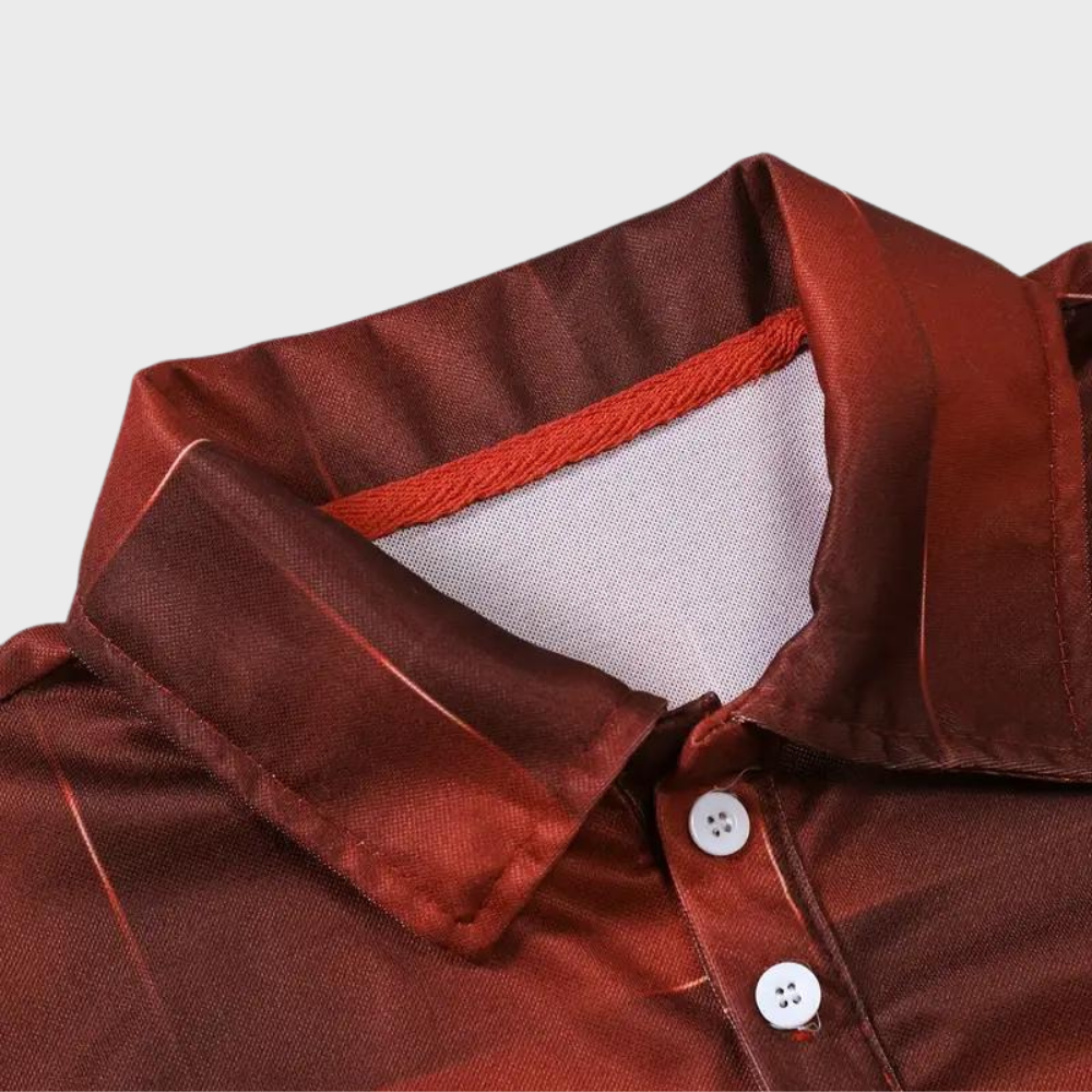 Men's Pattern Polo Shirt
