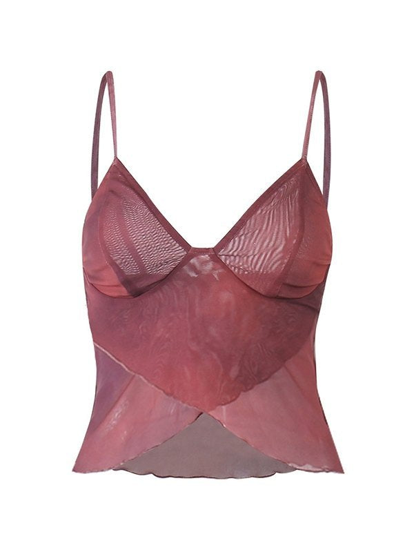 Cami Top | Crisscross Design, V-Neckline 3