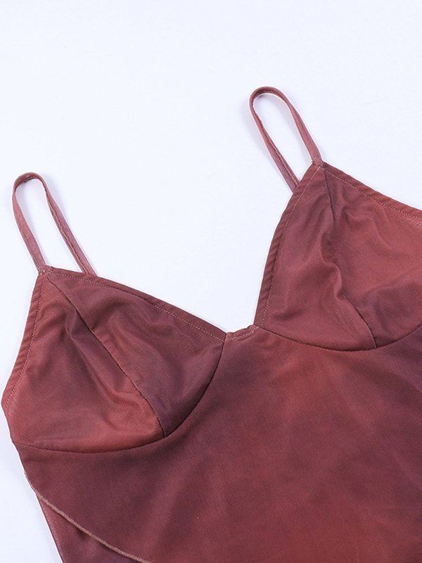 Cami Top | Crisscross Design, V-Neckline 4