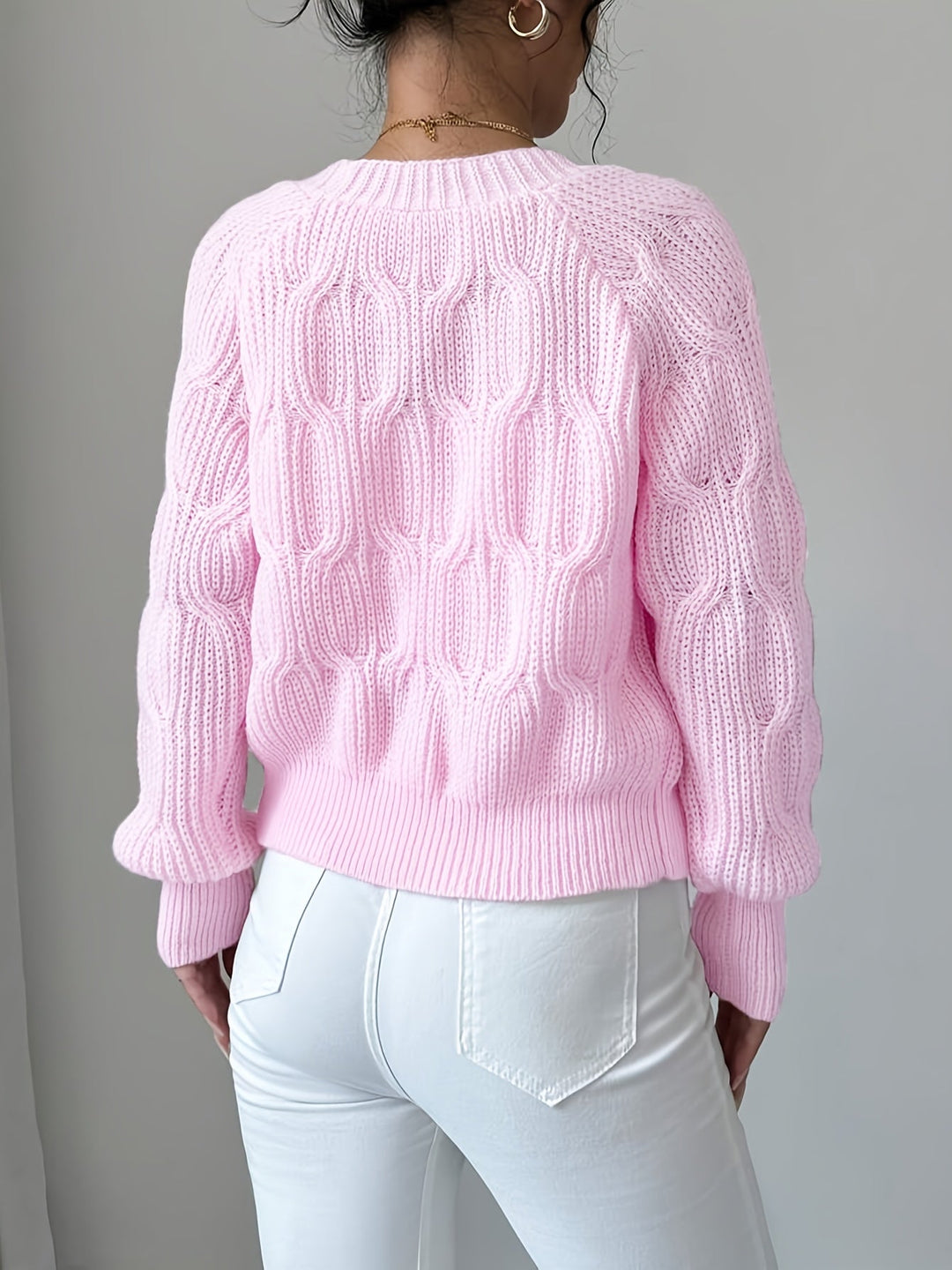 Cardigan | Bow Detail, Long Sleeve, V-Neck 1