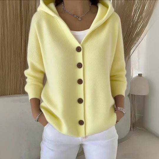 Cardigan | Long Sleeve, Hooded Neckline 1