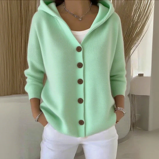 Cardigan | Long Sleeve, Hooded Neckline 3