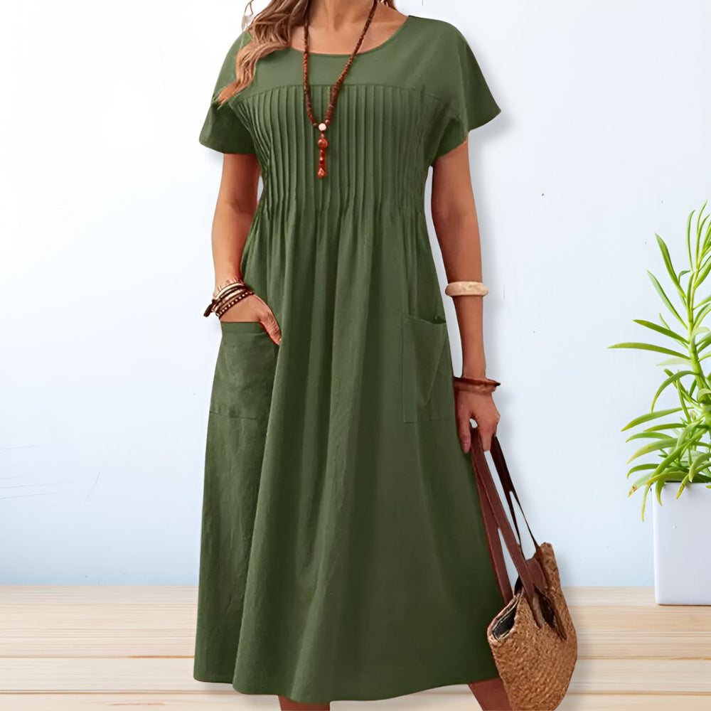 Casual Midi Dress | Relaxed Fit, Mid-Length 1