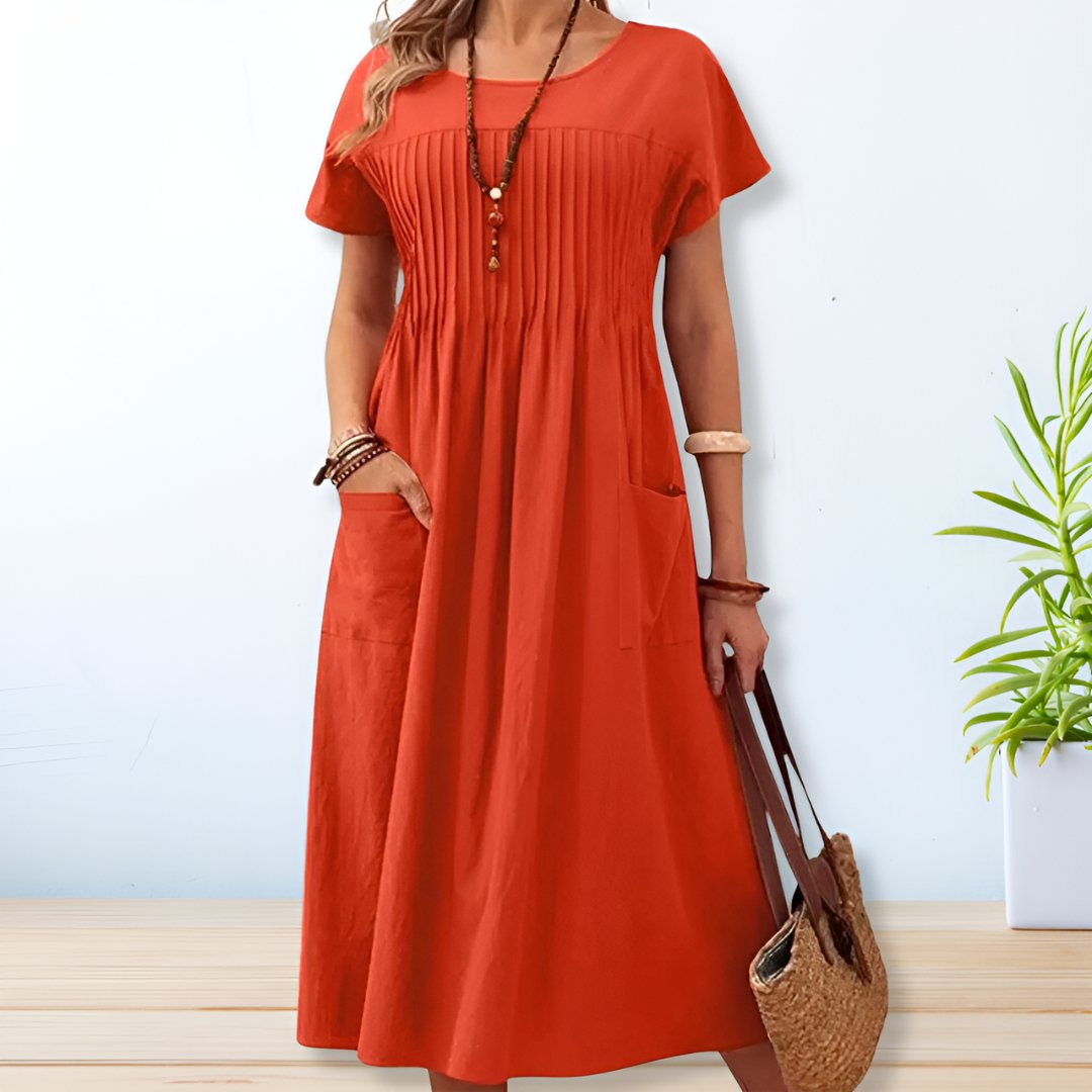 Casual Midi Dress | Relaxed Fit, Mid-Length 2