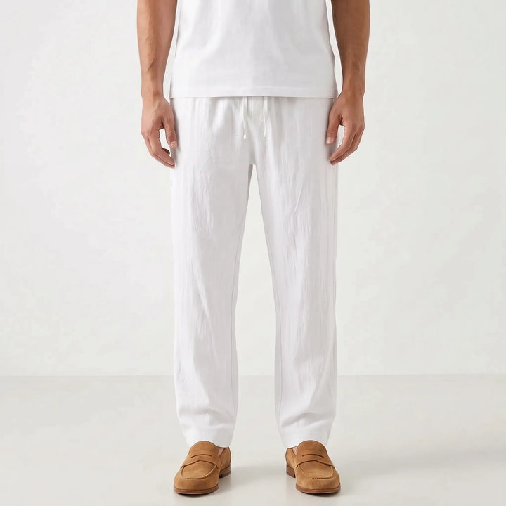Casual Pants | Straight Leg, Elastic Waistband 0