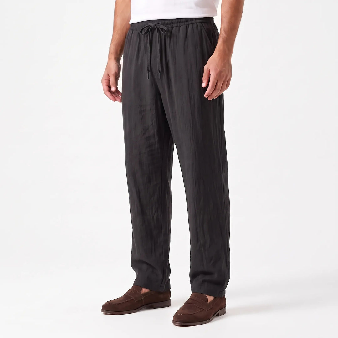 Casual Pants | Straight Leg, Elastic Waistband 2