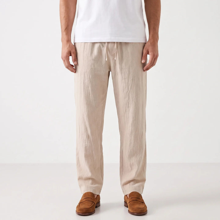 Casual Pants | Straight Leg, Elastic Waistband 4