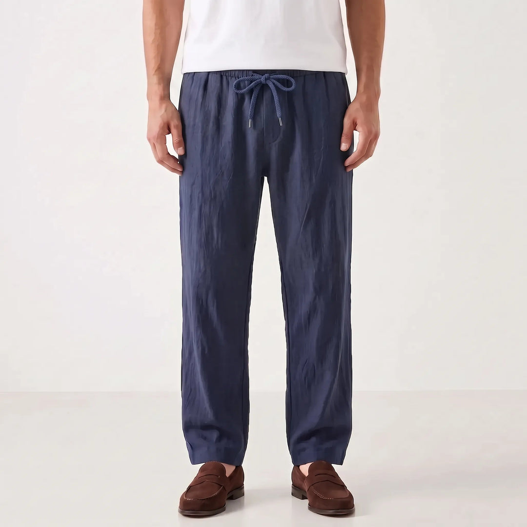 Casual Pants | Straight Leg, Elastic Waistband 7