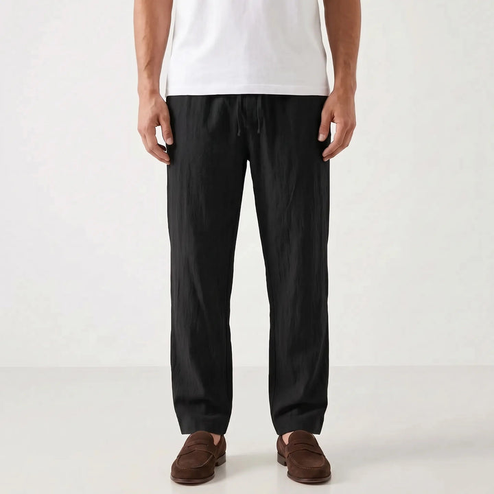Casual Pants | Straight Leg, Elastic Waistband 8