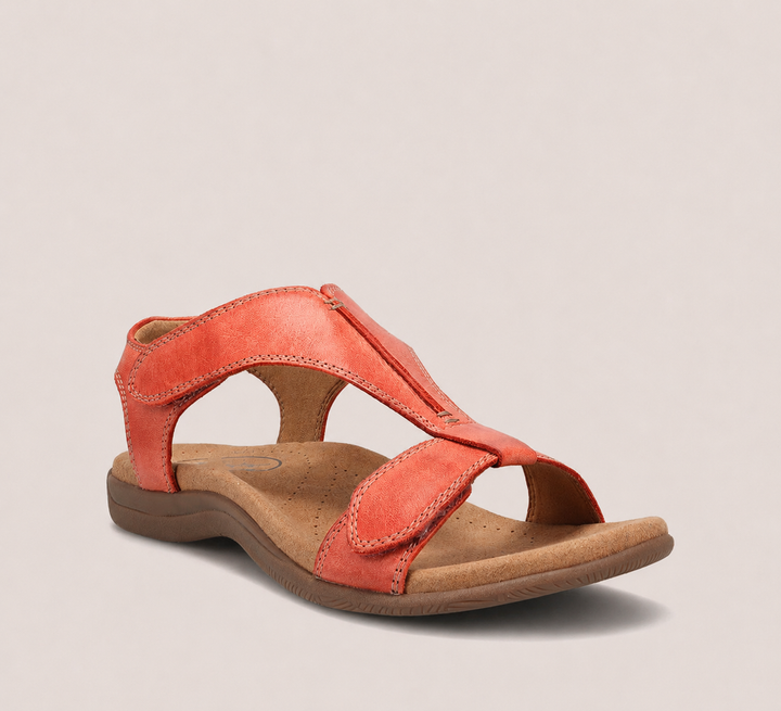 Women’s Sandals with Orthopedic Support and T-Strap Design