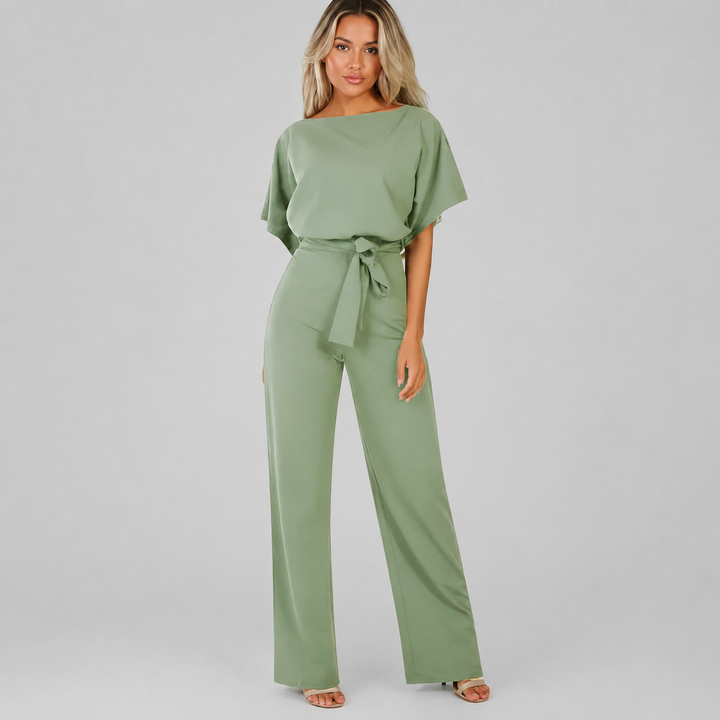 Short-Sleeve Jumpsuit for Women