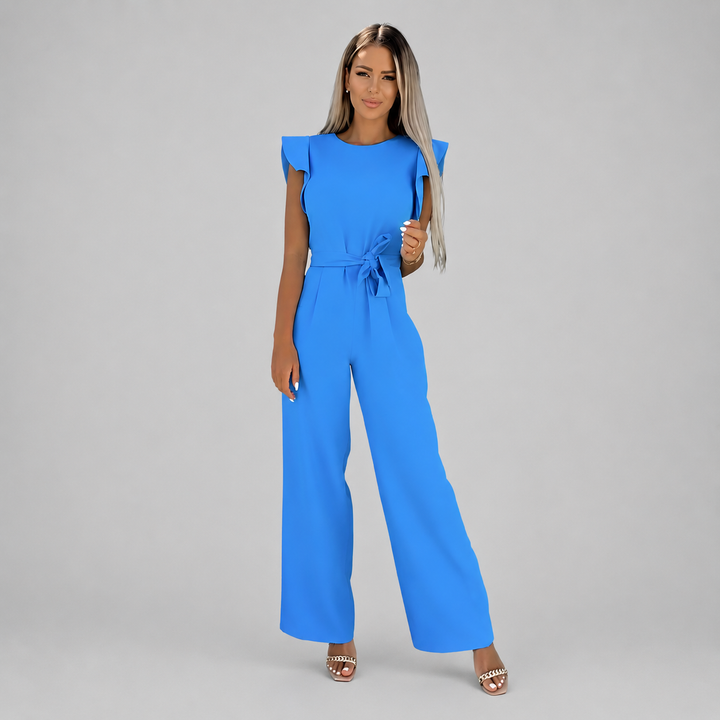 Women's Belted Jumpsuit for Everyday Wear