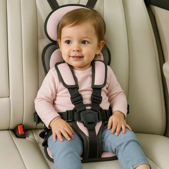 Child Car Seat | Portable Foldable Design, 5-Point Safety Harness 3