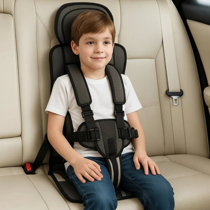 Child Car Seat | Portable Foldable Design, 5-Point Safety Harness 4