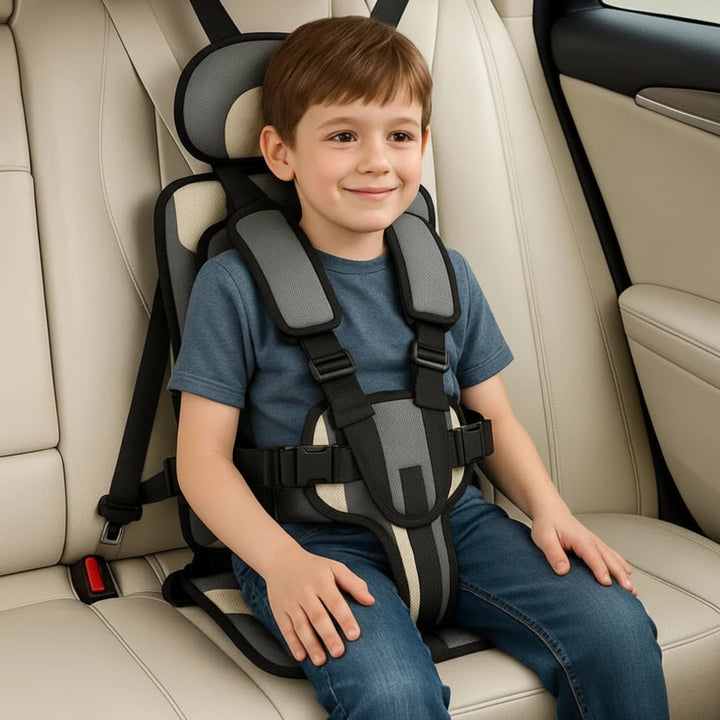 Child Car Seat | Portable Foldable Design, 5-Point Safety Harness 5