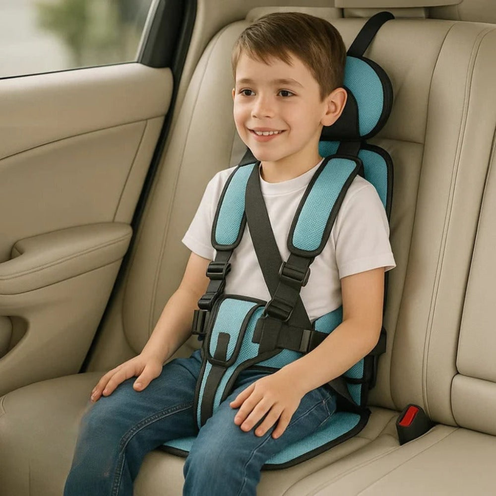 Child Car Seat | Portable Foldable Design, 5-Point Safety Harness 8