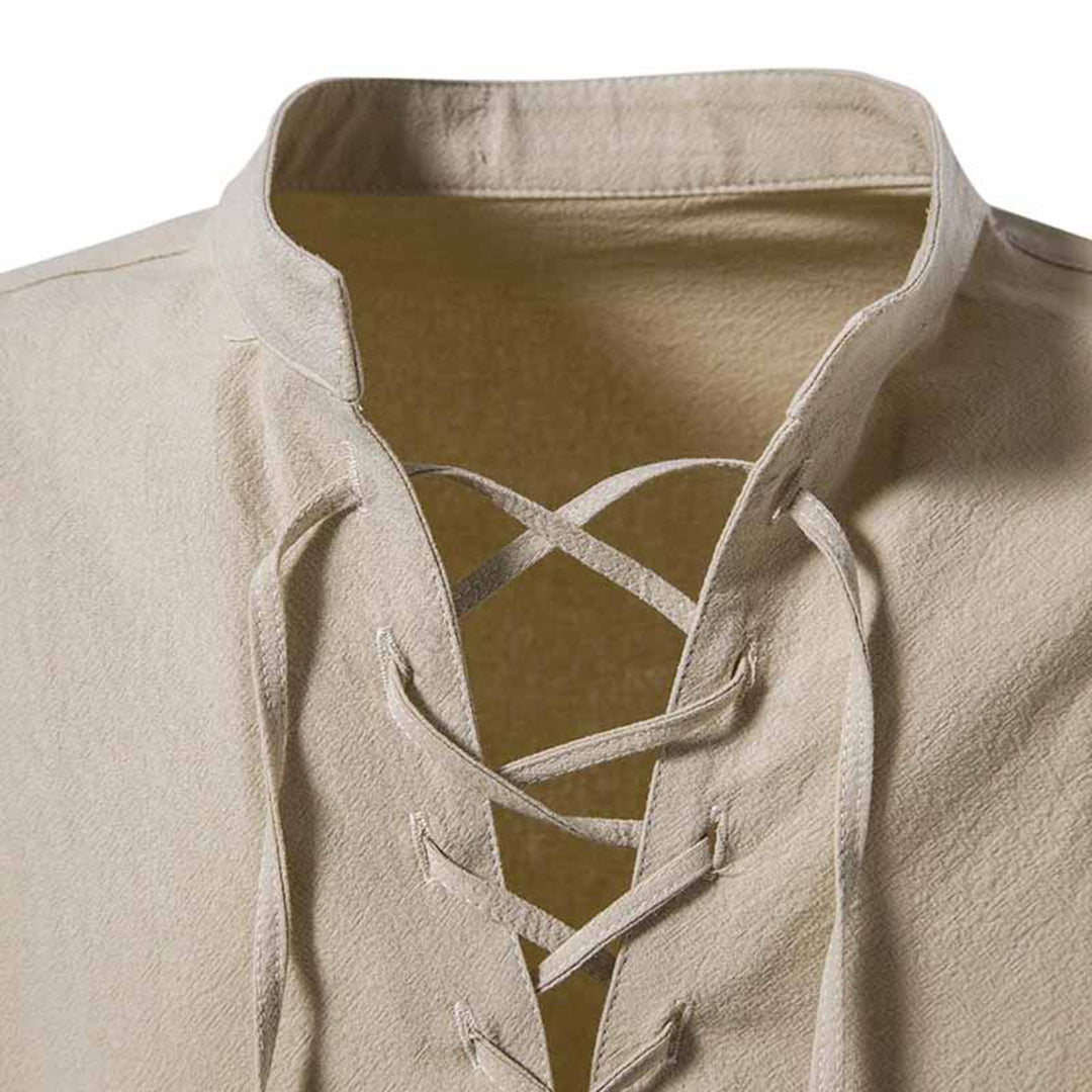 Men's lace-up Shirt