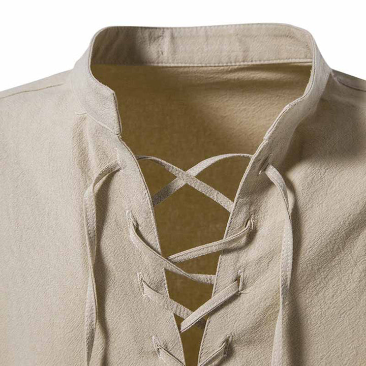 Men's lace-up Shirt