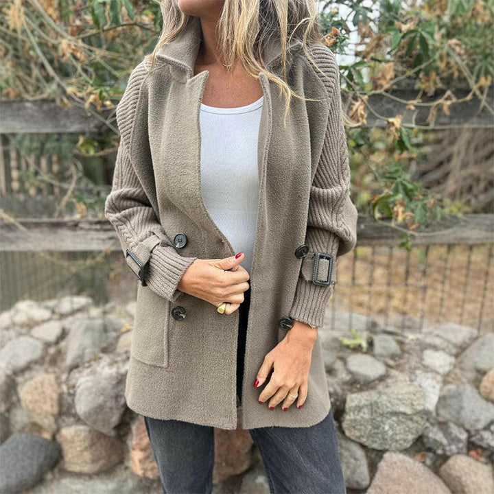 Coat | Double Breasted Closure, Structured Lapel 0