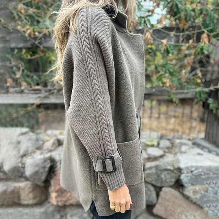 Coat | Double Breasted Closure, Structured Lapel 3