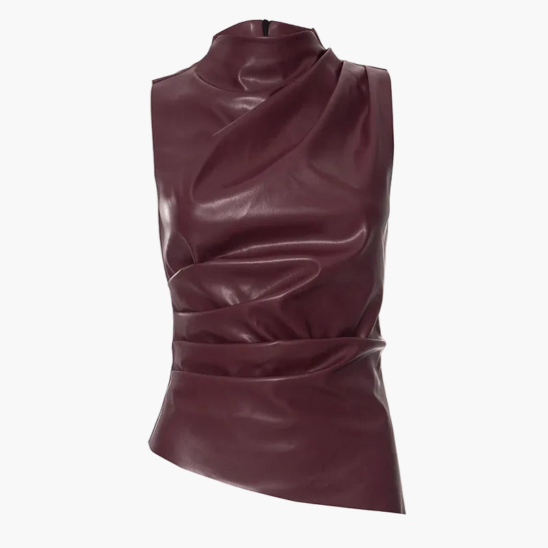 Crop Top | Sleeveless Design, Structured Silhouette 0