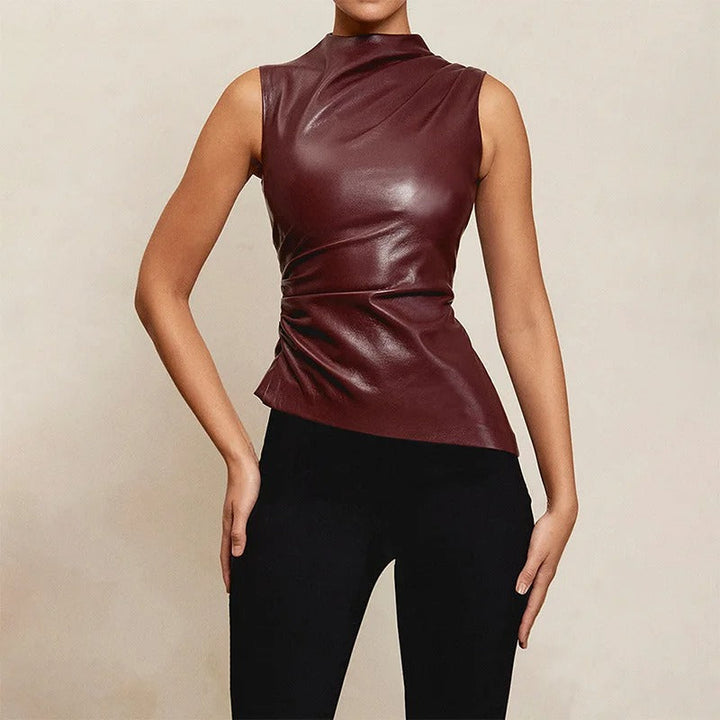Crop Top | Sleeveless Design, Structured Silhouette 2