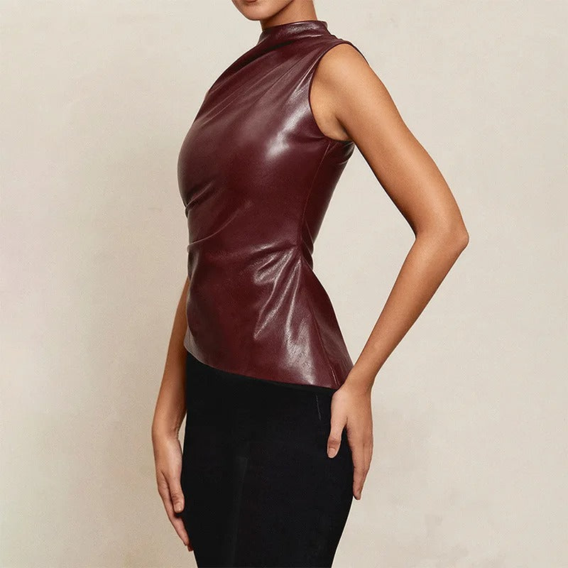 Crop Top | Sleeveless Design, Structured Silhouette 3