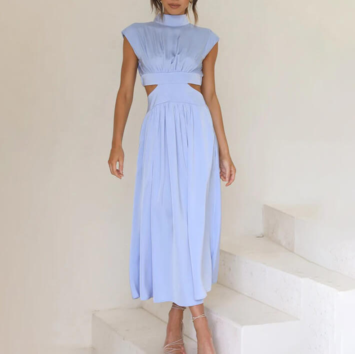 Dress | Halter Neckline, Flowing Silhouette 8