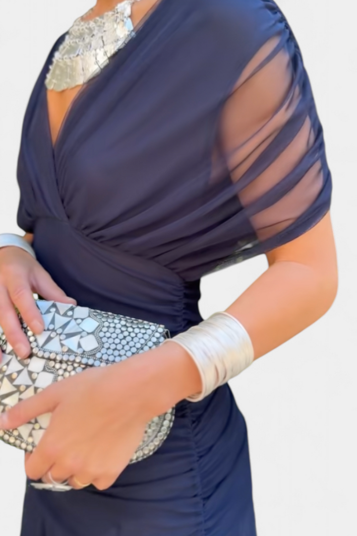 Dresses | Off-the-Shoulder Neckline, Ruched Bodice 10
