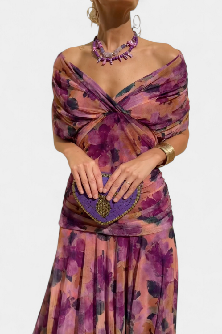 Dresses | Off-the-Shoulder Neckline, Ruched Bodice 11